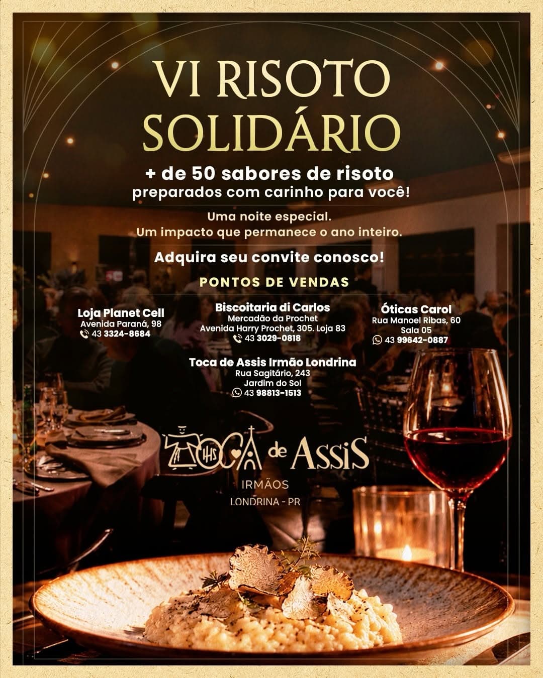VI Risoto Solidário