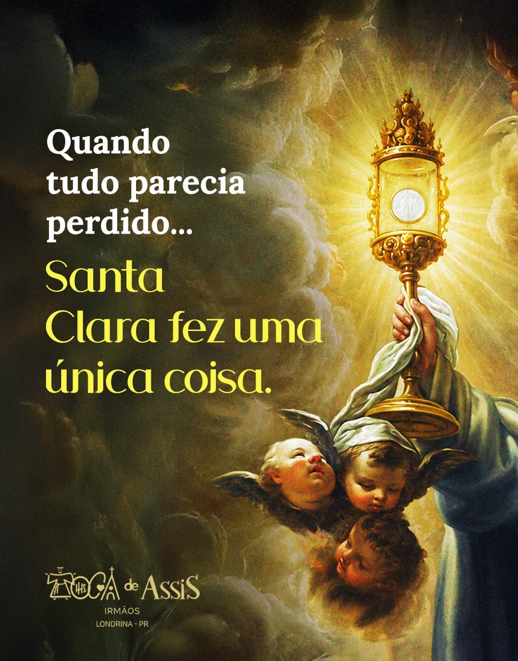 11 de agosto - Dia de Santa Clara de Assis
